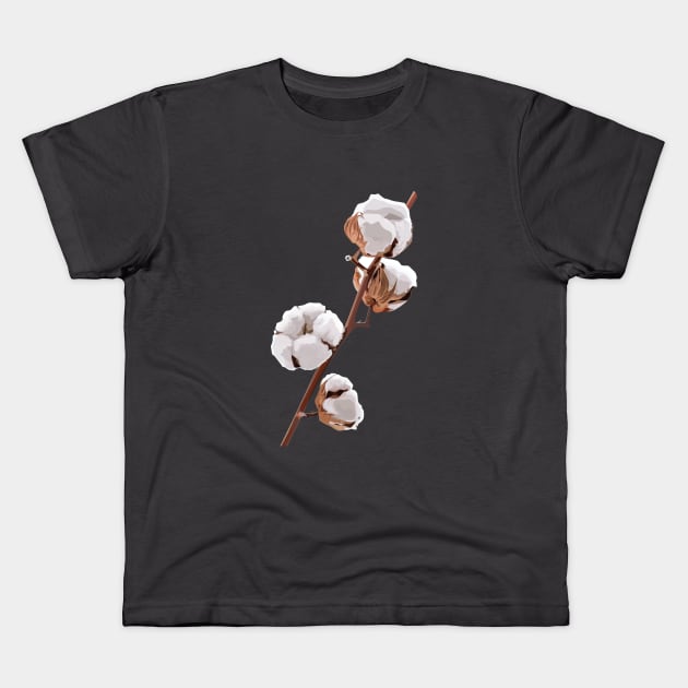 Scandinavian Cotton flower Kids T-Shirt by WRIGHTFORM